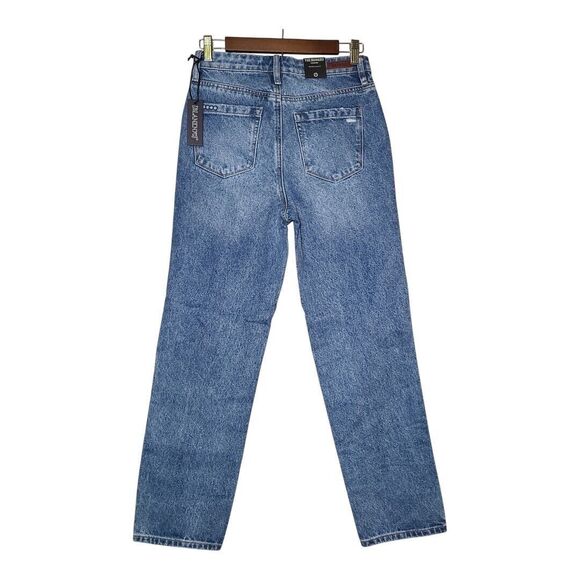 NWT Blank NYC The Howard Mid Rise Loose Fit Blue Jeans Women's Size 25 Straight - Picture 4 of 13